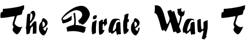 Font : FoxScript Custom Text : The Pirate Way Test your own text here Click to download or to view this font on a tshirt that can be custom printed in Bali