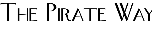 Font : FoxTrotMedium Custom Text : The Pirate Way Test your own text here Click to download or to view this font on a tshirt that can be custom printed in Bali