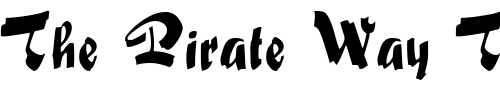 Font : Foxscript-Regular Custom Text : The Pirate Way Test your own text here Click to download or to view this font on a tshirt that can be custom printed in Bali