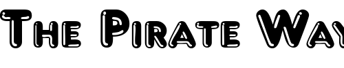 Font : FragileDB-Normal Custom Text : The Pirate Way Test your own text here Click to download or to view this font on a tshirt that can be custom printed in Bali