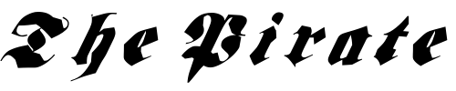 Font : Frakt Custom Text : The Pirate Way Test your own text here Click to download or to view this font on a tshirt that can be custom printed in Bali
