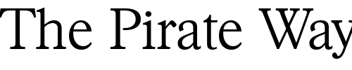 Font : Francisco-Serial-Light-Regular Custom Text : The Pirate Way Test your own text here Click to download or to view this font on a tshirt that can be custom printed in Bali