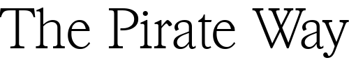 Font : Francisco-Xlight Custom Text : The Pirate Way Test your own text here Click to download or to view this font on a tshirt that can be custom printed in Bali