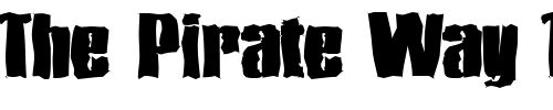 Font : FrankBeckerRandom-Heavy-Regular Custom Text : The Pirate Way Test your own text here Click to download or to view this font on a tshirt that can be custom printed in Bali