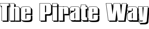 Font : FrankBeckerShadow-Heavy-Regular Custom Text : The Pirate Way Test your own text here Click to download or to view this font on a tshirt that can be custom printed in Bali
