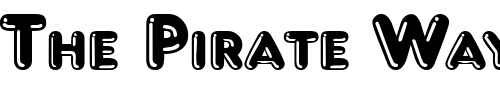 Font : Frankenberg-Regular-DB Custom Text : The Pirate Way Test your own text here Click to download or to view this font on a tshirt that can be custom printed in Bali