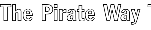 Font : FranklinHeadlineCondOut-Bold-DB Custom Text : The Pirate Way Test your own text here Click to download or to view this font on a tshirt that can be custom printed in Bali