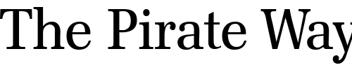 Font : FranklinSerif-Regular-DB Custom Text : The Pirate Way Test your own text here Click to download or to view this font on a tshirt that can be custom printed in Bali