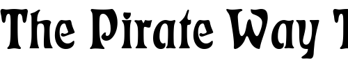 Font : Freeform-710-BT Custom Text : The Pirate Way Test your own text here Click to download or to view this font on a tshirt that can be custom printed in Bali