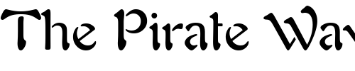Font : Freefrm721-BT-Roman Custom Text : The Pirate Way Test your own text here Click to download or to view this font on a tshirt that can be custom printed in Bali