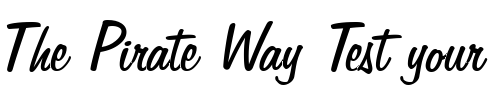 Font : Freehand575-BT Custom Text : The Pirate Way Test your own text here Click to download or to view this font on a tshirt that can be custom printed in Bali