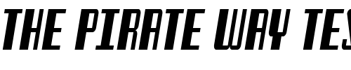 Font : Freezer-BTN-Condensed-Oblique Custom Text : The Pirate Way Test your own text here Click to download or to view this font on a tshirt that can be custom printed in Bali