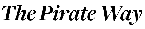 Font : FreightDispBoldItalic Custom Text : The Pirate Way Test your own text here Click to download or to view this font on a tshirt that can be custom printed in Bali