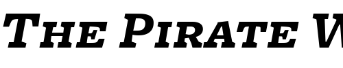 Font : FreightMicro-BoldItalicSC Custom Text : The Pirate Way Test your own text here Click to download or to view this font on a tshirt that can be custom printed in Bali