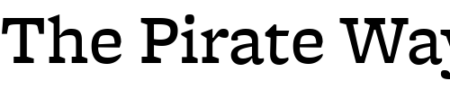 Font : FreightMicro-Medium Custom Text : The Pirate Way Test your own text here Click to download or to view this font on a tshirt that can be custom printed in Bali