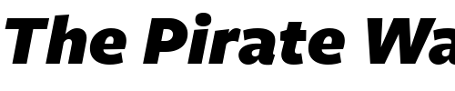 Font : FreightSans-BlackItalic Custom Text : The Pirate Way Test your own text here Click to download or to view this font on a tshirt that can be custom printed in Bali