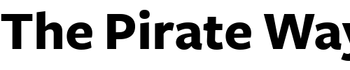 Font : FreightSans-Bold Custom Text : The Pirate Way Test your own text here Click to download or to view this font on a tshirt that can be custom printed in Bali