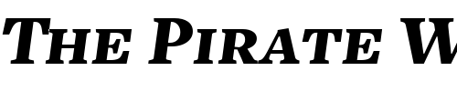 Font : FreightText-BlackItalicSC Custom Text : The Pirate Way Test your own text here Click to download or to view this font on a tshirt that can be custom printed in Bali
