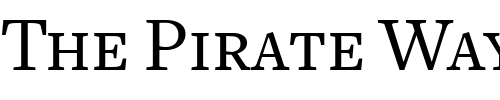 Font : FreightText-BookSC Custom Text : The Pirate Way Test your own text here Click to download or to view this font on a tshirt that can be custom printed in Bali