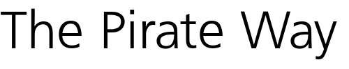 Font : FrugalSans-Light Custom Text : The Pirate Way Test your own text here Click to download or to view this font on a tshirt that can be custom printed in Bali