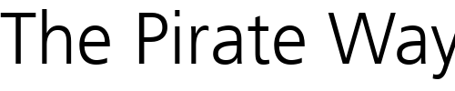 Font : Frutiger-45-Light Custom Text : The Pirate Way Test your own text here Click to download or to view this font on a tshirt that can be custom printed in Bali