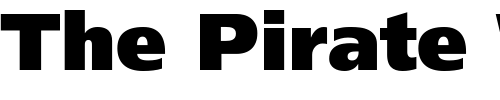 Font : Frutiger-LT-95-Ultra-Black Custom Text : The Pirate Way Test your own text here Click to download or to view this font on a tshirt that can be custom printed in Bali