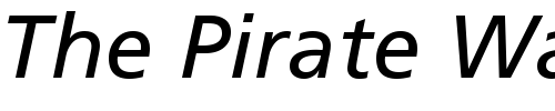 Font : Frutiger-Linotype-Italic Custom Text : The Pirate Way Test your own text here Click to download or to view this font on a tshirt that can be custom printed in Bali