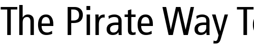 Font : Frutiger57-Condensed Custom Text : The Pirate Way Test your own text here Click to download or to view this font on a tshirt that can be custom printed in Bali