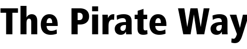 Font : FrutigerNextLT-HeavyCn Custom Text : The Pirate Way Test your own text here Click to download or to view this font on a tshirt that can be custom printed in Bali