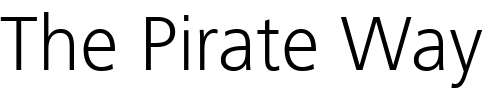 Font : FrutigerNextLT-Light Custom Text : The Pirate Way Test your own text here Click to download or to view this font on a tshirt that can be custom printed in Bali