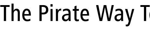 Font : FrutigerNextLT-MediumCn Custom Text : The Pirate Way Test your own text here Click to download or to view this font on a tshirt that can be custom printed in Bali