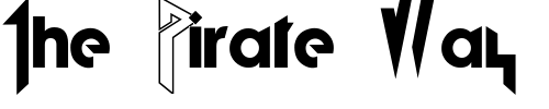 Font : Fujita-Ray-Demo Custom Text : The Pirate Way Test your own text here Click to download or to view this font on a tshirt that can be custom printed in Bali