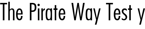 Font : FujiyamaLight Custom Text : The Pirate Way Test your own text here Click to download or to view this font on a tshirt that can be custom printed in Bali