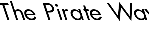 Font : Futura-Book-Lefty Custom Text : The Pirate Way Test your own text here Click to download or to view this font on a tshirt that can be custom printed in Bali