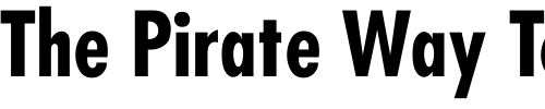 Font : Futura-Condensed-Bold Custom Text : The Pirate Way Test your own text here Click to download or to view this font on a tshirt that can be custom printed in Bali