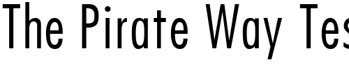 Font : Futura-Condensed-Regular Custom Text : The Pirate Way Test your own text here Click to download or to view this font on a tshirt that can be custom printed in Bali