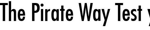 Font : Futura-CondensedMedium Custom Text : The Pirate Way Test your own text here Click to download or to view this font on a tshirt that can be custom printed in Bali