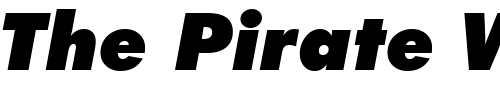 Font : Futura-Extra-Black-Italic-BT Custom Text : The Pirate Way Test your own text here Click to download or to view this font on a tshirt that can be custom printed in Bali
