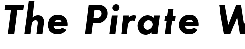 Font : Futura-ICG-Demi-Oblique Custom Text : The Pirate Way Test your own text here Click to download or to view this font on a tshirt that can be custom printed in Bali