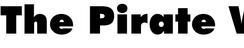 Font : Futura-XBlk-BT-Extra-Black Custom Text : The Pirate Way Test your own text here Click to download or to view this font on a tshirt that can be custom printed in Bali