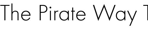 Font : FuturaTLig Custom Text : The Pirate Way Test your own text here Click to download or to view this font on a tshirt that can be custom printed in Bali