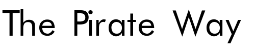 Font : Futura_Book-Normal Custom Text : The Pirate Way Test your own text here Click to download or to view this font on a tshirt that can be custom printed in Bali