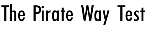 Font : Futura_Condenced-Normal Custom Text : The Pirate Way Test your own text here Click to download or to view this font on a tshirt that can be custom printed in Bali