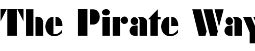 Font : Futura_Poster-L Custom Text : The Pirate Way Test your own text here Click to download or to view this font on a tshirt that can be custom printed in Bali