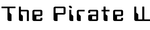 Font : Future-Wd Custom Text : The Pirate Way Test your own text here Click to download or to view this font on a tshirt that can be custom printed in Bali