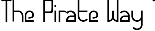 Font : Futurex---AlternateTC Custom Text : The Pirate Way Test your own text here Click to download or to view this font on a tshirt that can be custom printed in Bali