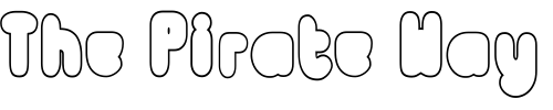 Font : Futurex-Distro---Numb Custom Text : The Pirate Way Test your own text here Click to download or to view this font on a tshirt that can be custom printed in Bali