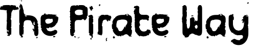 Font : Futurex-Distro---Survival Custom Text : The Pirate Way Test your own text here Click to download or to view this font on a tshirt that can be custom printed in Bali