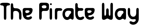Font : Futurex-Distro Custom Text : The Pirate Way Test your own text here Click to download or to view this font on a tshirt that can be custom printed in Bali