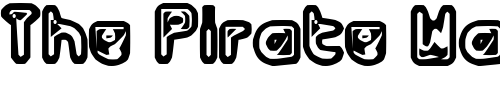 Font : Futurex-Metal-gear-Bold Custom Text : The Pirate Way Test your own text here Click to download or to view this font on a tshirt that can be custom printed in Bali